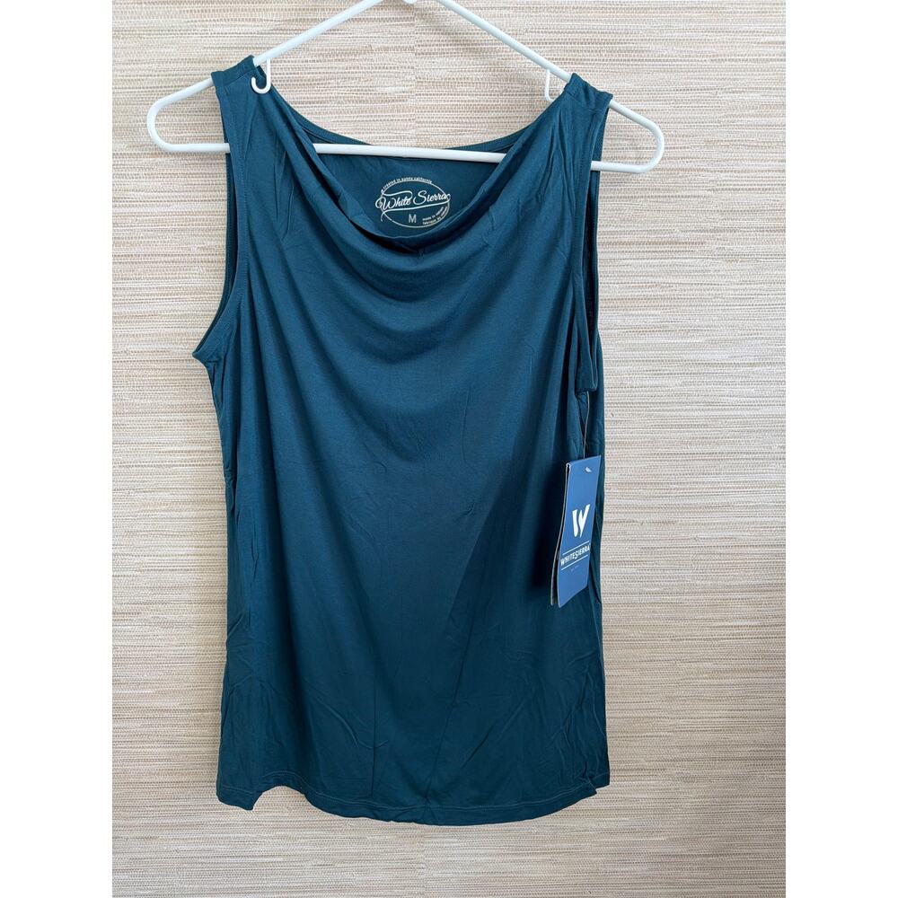 White Sierra Women's Tangier Tank in Pond size M NWT